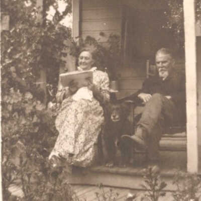 J. H. and Elizabeth (Throckmorton) Wood Family Bible, Photo 12 - Rev. John Harrison Wood and Elizabeth (Throckmorton) Wood