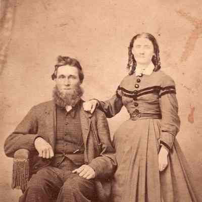Samuel Moredock [1835-1915] and his wife, Nancy Jane (Riggle) Moredock [1840-1915]