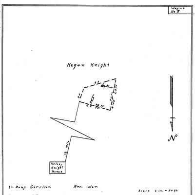 Garrison (a/k/a Geho) - Wayne Township - Greene County - Pennsylvania - WPA Cemetery Plat
