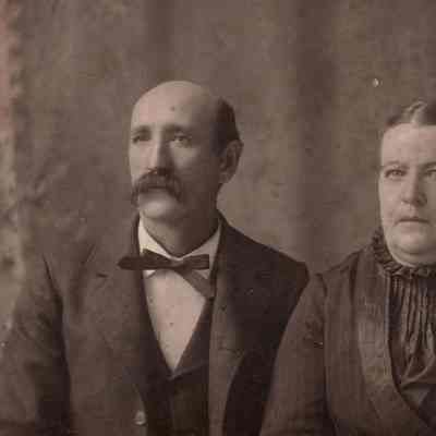George Moore and his wife, Sarah (Scott) Moore
