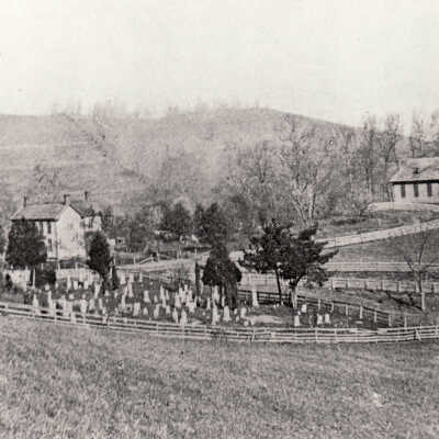 Beulah Church and graveyard in Morris Township, Greene County, Pennsylvania