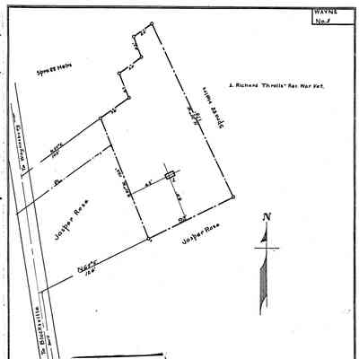 Old Blacksville - Wayne Township - Greene County - Pennsylvania - WPA Cemetery Plat