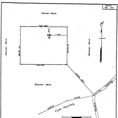 Keener - Grene Township (filed under Dunkard Township) - Greene County - Pennsylvania - WPA Cemetery Plat: See WEB LINKS to DOWNLOAD high-resolution image.