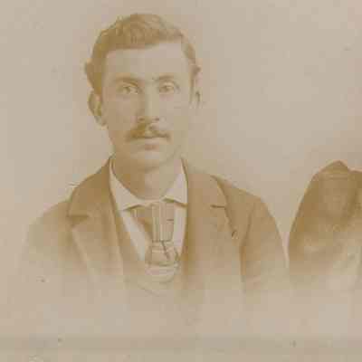 Believed to be Stephen Knight [1849-1934] and his wife, Sarah Elizabeth (Bowler) Knight [1852-1908]
