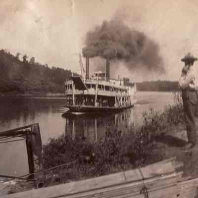 Waynesburg Album, Photo 35 - Packet boat on the Monongahela River in Greene County, Pennsylvania