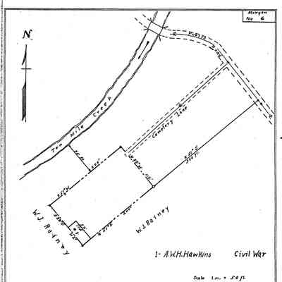 Hawkins - Morgan Township - Greene County - Pennsylvania - WPA Cemetery Plat