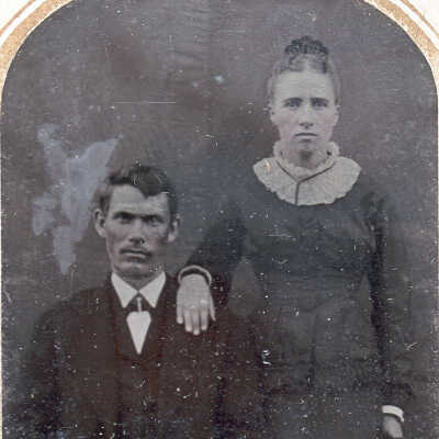 VanCleve Album, Photo 22 - William VanCleve [1855-1917] and Jennie (Pierpont) VanCleve [1856-1894]