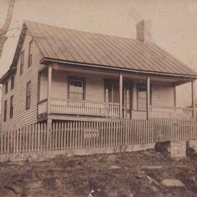 James Albert Scott and Lucy Mae (Rush) Scott family home in Greene County, Pennsylvania