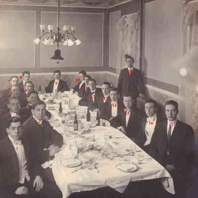 Delta Sigma Phi fraternity - Numbered: See WEB LINKS to DOWNLOAD high-resolution image.