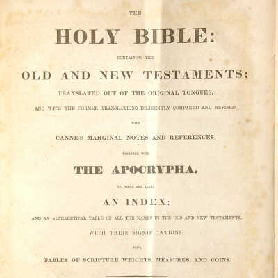 Charles A. Black family bible records