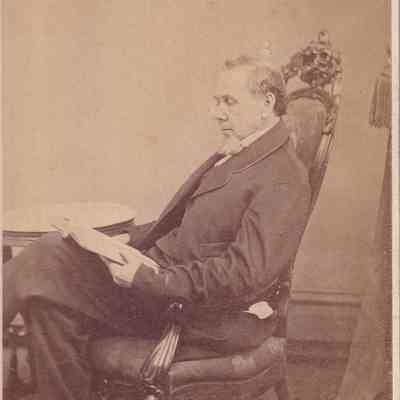 Phelan-Walker Album, Photo 27 - Believed to be John Phelan [1806-1874]: See WEB LINKS to DOWNLOAD high-resolution image.