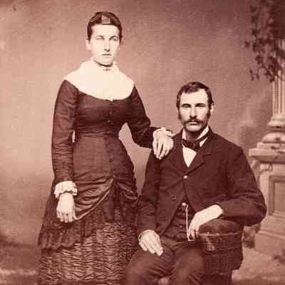 Closser Album 02, Photo 22 - Believed to be Cornelia (Scott) Closser and Henry Moninger Closser