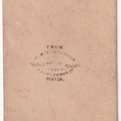 Willis-Nutt Album, Photo 04 - Reverse of image