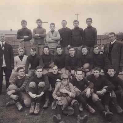 Waynesburg College Scrapbook, Photo 19 - Waynesburg College football team, 1910