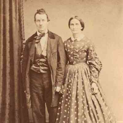 Johnson Album 03, Photo 03 - George Washington Luellen and Rebecca (Thompson) Luellen