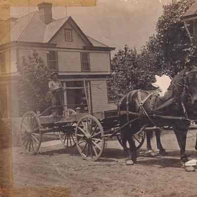 George Birch Vance family home on Mapletown Road in Mapletown, Greene County, Pennsylvania