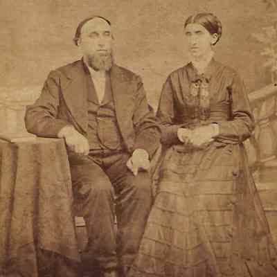 Jacob C. Momyer [1829-1915] and his wife, Rebecca Conwell (Vernon) Momyer [1833-1909]