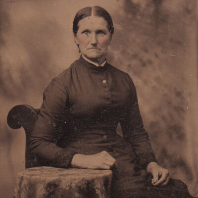 Rice-Fordyce Album 03, Photo 25 - Roseanna (Hostutler) (Bumgarner) Rice [1836-1913]