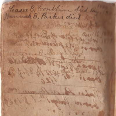 Peter Brown family bible records - Page 6