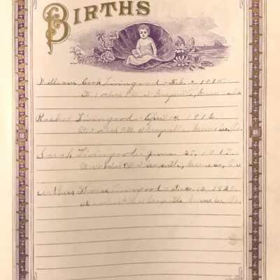 Births - Livingood Family Bible