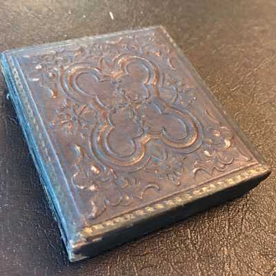 Cased tintype of Simon Moredock [1824-1904]