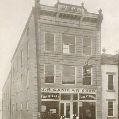 Waynesburg Prosperous and Beautiful, page 112 - J. H. Ganiear & Son Furniture & Undertaking