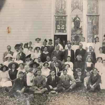 Frank Jones Album (Selected Photos) - Pine Bank Sunday School, Greene County, Pennsylvania