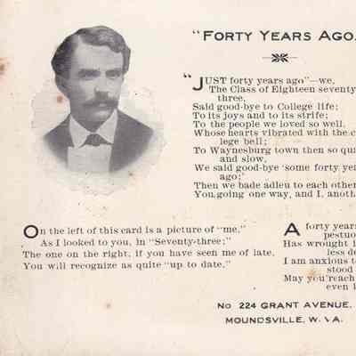 Daniel Theodore Williams, Waynesburg College, Class of 1873