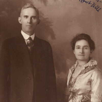 William E. Higgins and his wife, Elizabeth J. (Watson) (Carpenter) Higgins