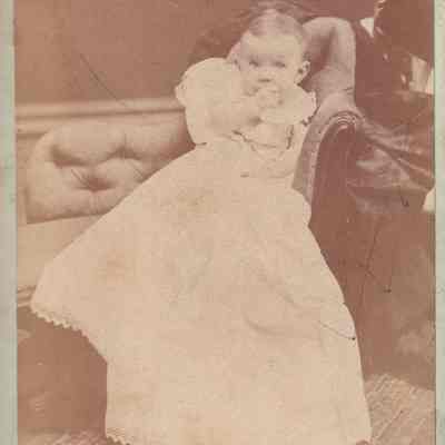 Phelan-Walker Album, Photo 24 - Grace Emily (Donley) Simpson [1876-1929]: See WEB LINKS to DOWNLOAD high-resolution image.