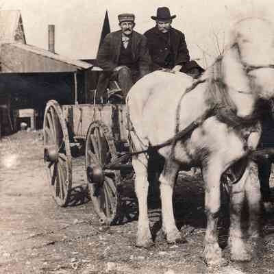 Smith Cowell [1851-1936] on right