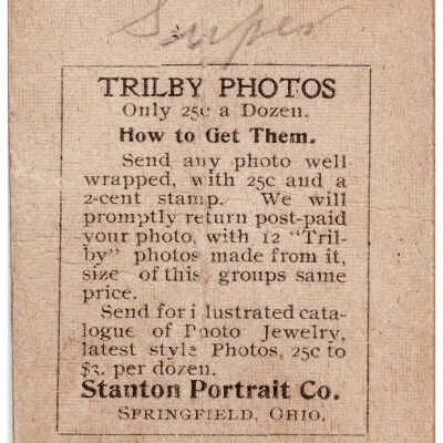 Samuel Leslie Supler [1858-1900] - Reverse of image - JPG