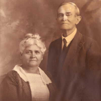 William Harvey Throckmorton and his wife, Lucy Jane (McGlumphy) Throckmorton