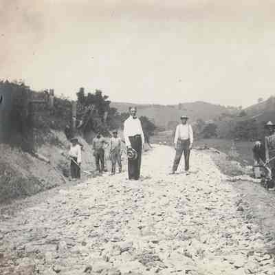 Greene County Album, Photo 19 - Road work in Greene County, Pennsylvania