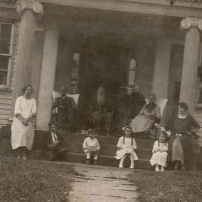 Jacob Martin Braddock [1842-1930] and Margaret (Cook) Braddock [1849-1929] with Cook relatives