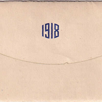 Center Township High School, Class of 1918 - Graduation Announcement