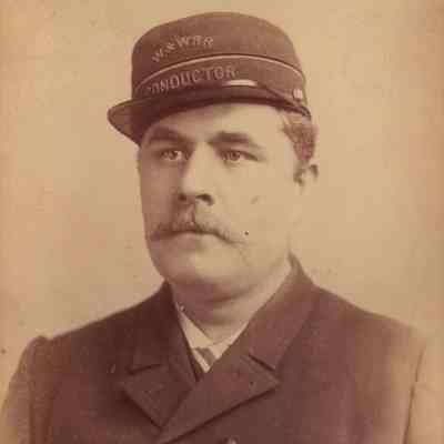 Abraham Lincoln Grimes, conductor on the Waynesburg & Washington Railroad