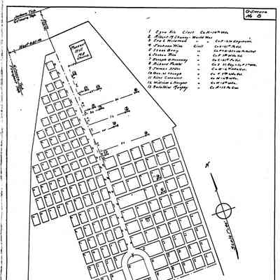 Pleasant Hill (a/k/a Rice) - Gilmore Township - Greene County - Pennsylvania - WPA Cemetery Plat
