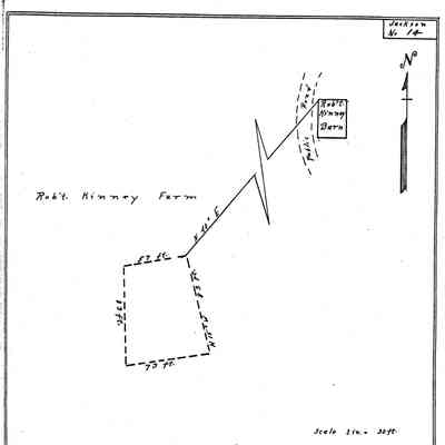 Kinney - Jackson Township - Greene County - Pennsylvania - WPA Cemetery Plat