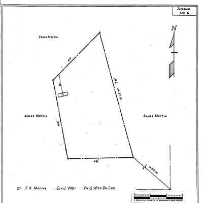 Martin - Jackson Township - Greene County - Pennsylvania - WPA Cemetery Plat