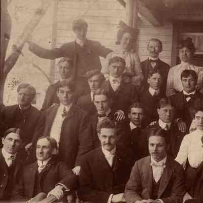 Clyde J. Headlee [1880-1904] - Front row, second from left