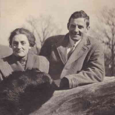 Waynesburg College Scrapbook, Photo 12 - Isaac Havely Knox [1862-1919] and Theodosia Burr (Waddell) Knox [1864-1959]