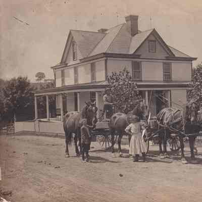 George Birch Vance family home on Mapletown Road in Mapletown, Greene County, Pennsylvania