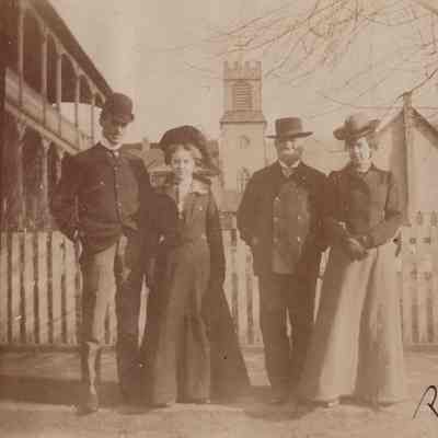 Waynesburg Album, Photo 14 - George David Jenkins [1868-1936] with family and friends