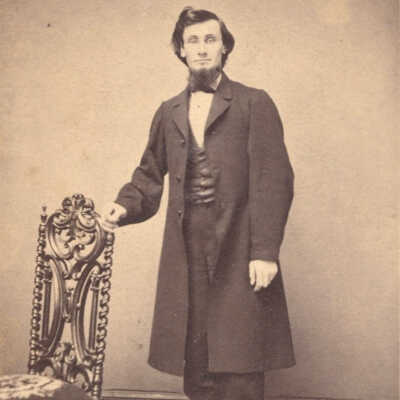 J. H. and Elizabeth (Throckmorton) Wood Family Bible, Photo 03 - Believed to be William Spencer Throckmorton [1845-1867]