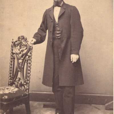 J. H. and Elizabeth (Throckmorton) Wood Family Bible, Photo 03 - Believed to be William Spencer Throckmorton [1845-1867]