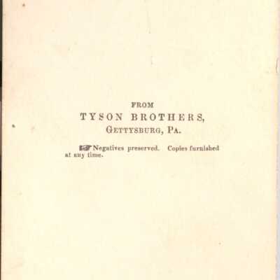 J. H. and Elizabeth (Throckmorton) Wood Family Bible, Photo 03 - Reverse of image