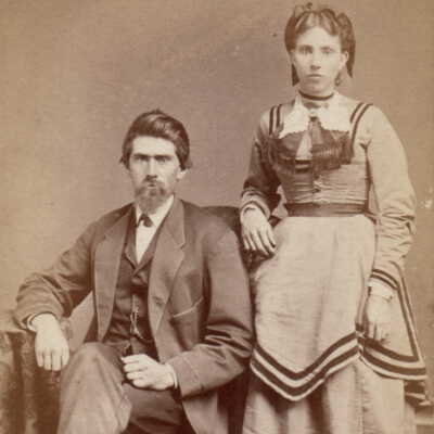 Silveus-Taylor Album 01, Photo 05 - William Carpenter and Elizabeth (Silveus) Carpenter