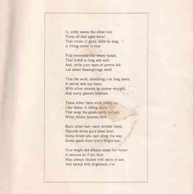 Funeral program - Poem - Page 02: See WEB LINKS to DOWNLOAD high-resolution image.