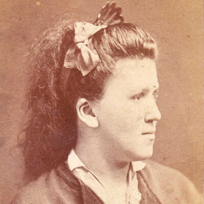 Inghram-Lindsey Album 05, Photo 05 - Frances Laura "Fannie" Minor [1852-1926]